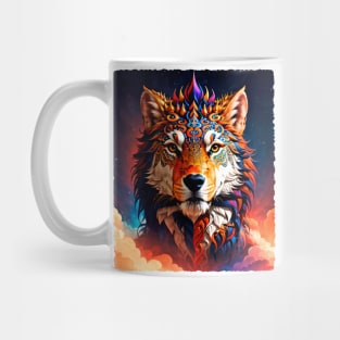 Celestial Doggon (Vintage Edge) - Trippy Psychedelic Art Mug